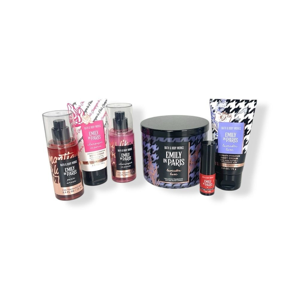 NWT Bath and Body Emily in Paris Set of 6